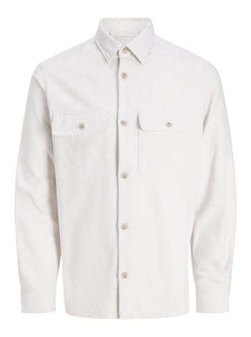 Jack & Jones Overshirt in Cloud Dancer