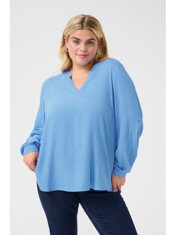 KAFFE curve Langarm-Bluse KCmolly in Ebb and Flow