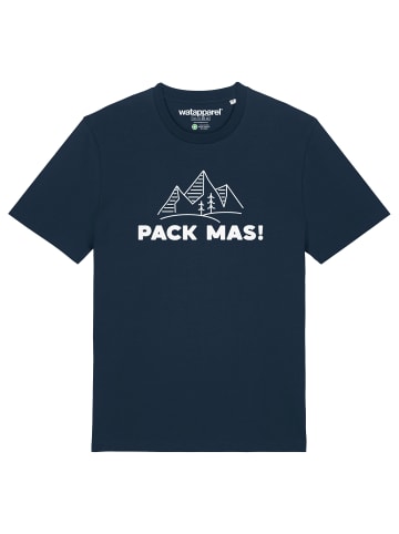 wat? Apparel T-Shirt Pack mas! in Dunkelblau