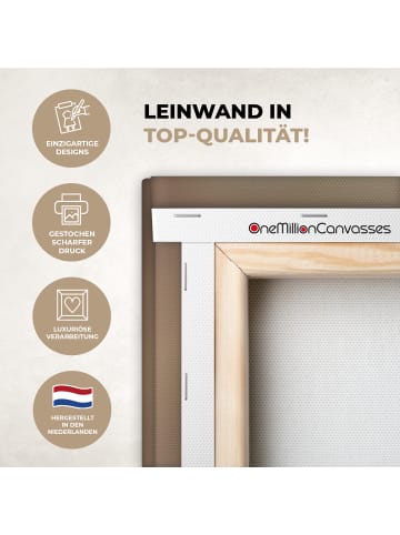 MuchoWow Leinwand Bilder Nahaufnahme Flaum