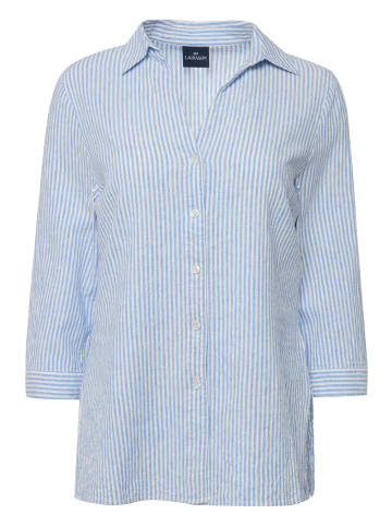 LAURASØN Hemdbluse in azurblau