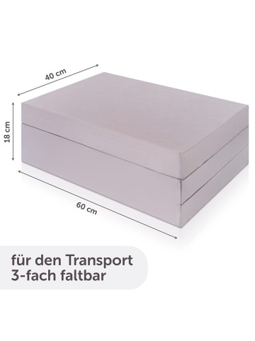Alvi Reisebettmatratze Komfort - 60 x 120 cm / in grau
