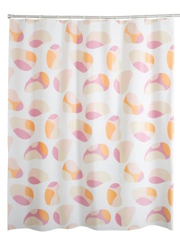 RIDDER Duschvorhang Folie Ovum inkl. Duschvorhangringe multicolor 180x200 cm