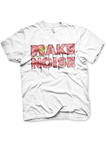 MTV T-Shirt "Make Noise Big Tall T-Shirt" in Weiß
