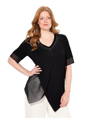 Ulla Popken Bluse in schwarz