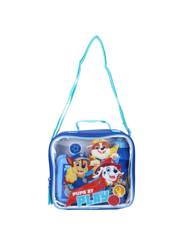 Paw Patrol PAW Patrol Brotdosen-Set Schul-Lunchtasche mit Schultergurt & Zubehör in Blau