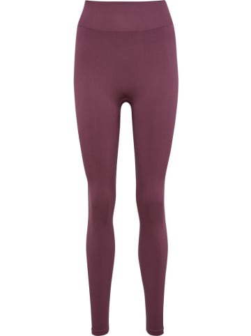 Hummel Sportleggings "Hiit Seamless High Waist Tights" in Lila