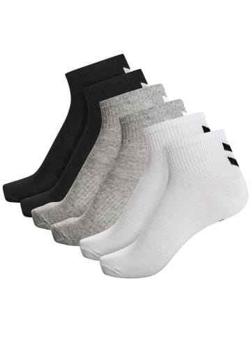 Hummel Low Socken Hmlchevron Erwachsene in BLACK/WHITE/GREY
