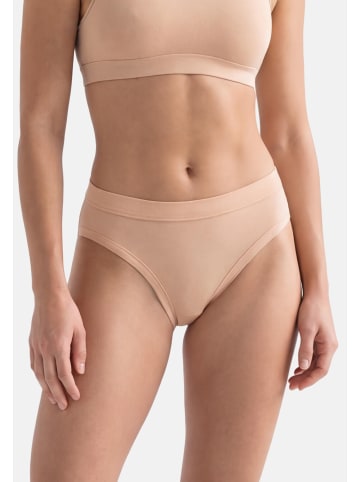 Conta Hüftslip Feinripp in Beige / schwarz