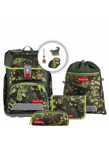 Step by Step Cloud - Schulranzen Set 5tlg. (Police Truck Charly) in Dino Torex