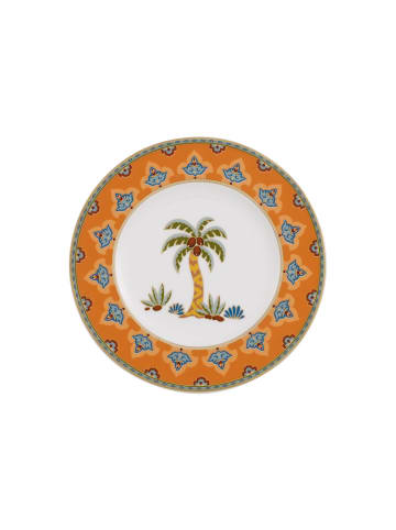 Villeroy & Boch Brotteller Samarkand Mandarin ø 16,4 cm in bunt