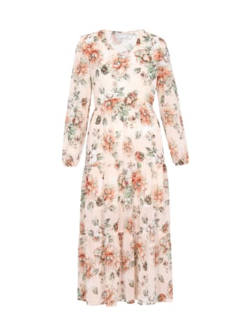 Usha Dress in cream multicolor