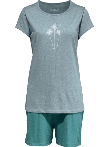 REDBEST Single-Jersey Shorty in jade