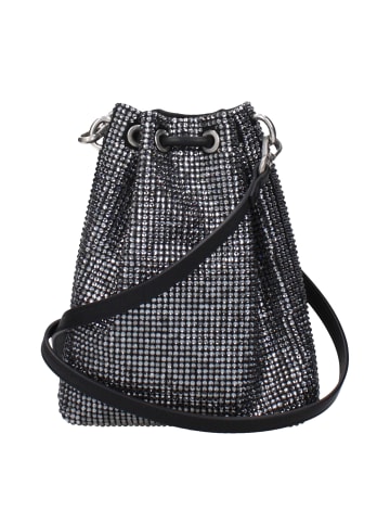 Jimmy Choo Schwarz Satin Umhängetasche