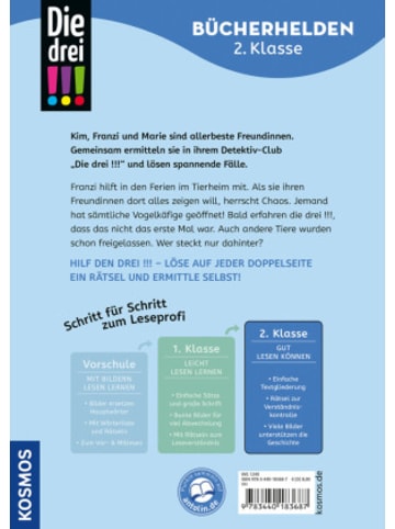 Kosmos Buch - Die drei !!!, Bücherhelden 2. Klasse, Chaos im Tierheim