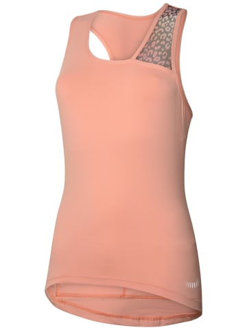 rh+ Radtrikot Elite Evo W Jersey in Peach-Rainbow Black