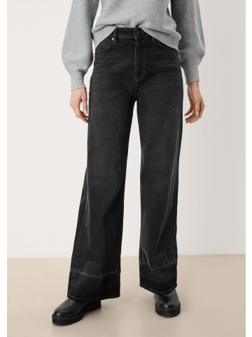 s.Oliver Denim Hose lang in Schwarz