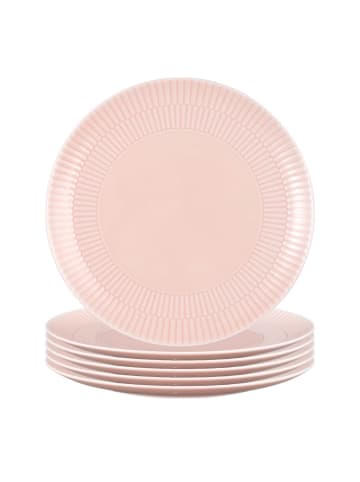 Seltmann Weiden 6er Set Frühstücksteller Amina in – ø 22,7 cm in Rosé