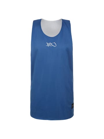 K1X Basketballtrikot Hardwood Reversible Practice in blau / weiß