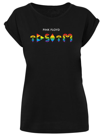 F4NT4STIC T-Shirt Pink Floyd TDSOTM Album Rainbow Regenbogen in schwarz