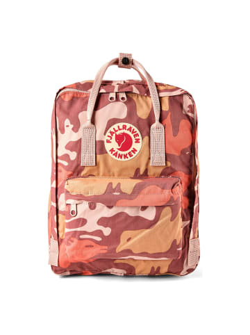 FJÄLLRÄVEN Kanken Daypack 38 cm in chalkrose-hidden animals