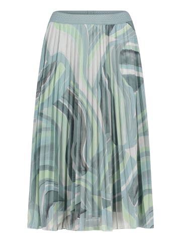 Betty Barclay Plisseerock mit Gummizug in Mint/Green