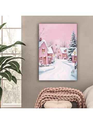 MuchoWow Leinwand Bilder Altrosa