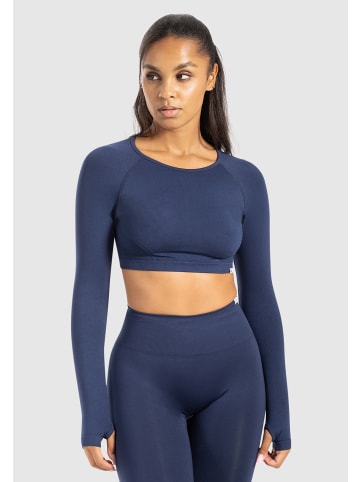 SMILODOX Longsleeve Linnea in Marineblau