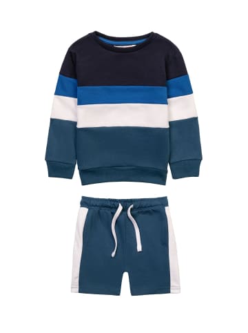 Minoti 2tlg. Outfit: Bluse & Shorts 9FSET 6 in dunkelblau