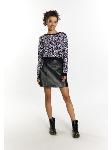 myMo ROCKS Damen Strick Pullover in Violett