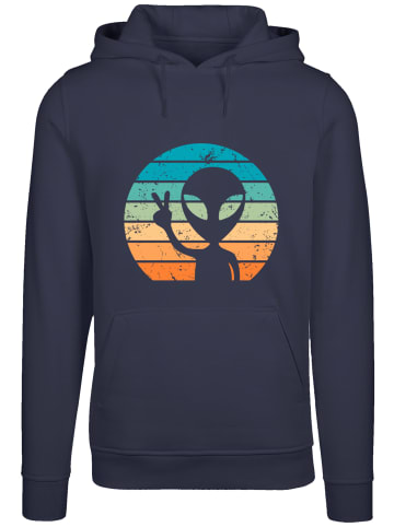 F4NT4STIC Hoodie Alien Piece Sonnenuntergang in marineblau