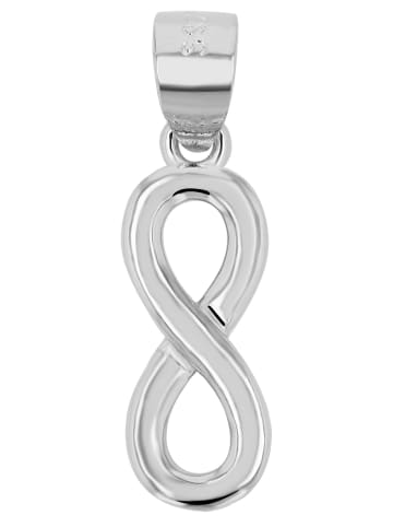 Adeliás Damen Anhänger – Unendlichkeitszeichen Anhänger aus 925 Silber in silber