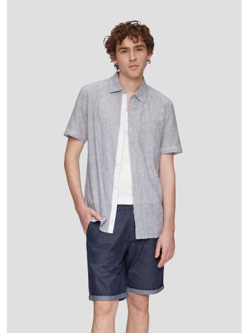 QS Hemd in 58W0_tiefblau