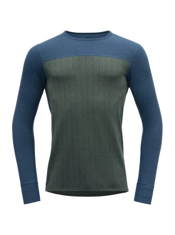 DEVOLD M KVITEGGAMERINO 230 SHIRT in Blau