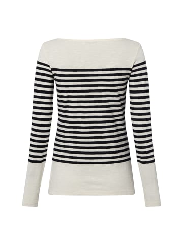 Marc O'Polo Langarmshirt in ecru schwarz