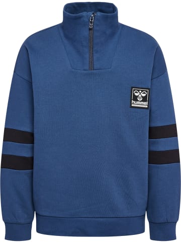 Hummel Sweatshirt Mit Kurzem Reißverschluss Hmlaspen Half Zip in !SARGASSO SEA