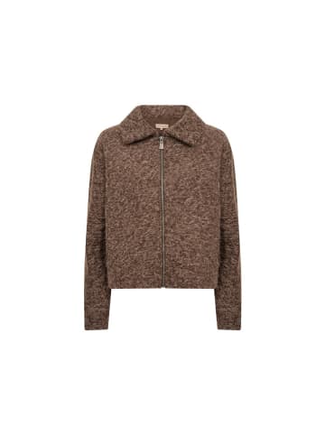 soyaconcept Jacke in CHOCOLATE PLUM MELANGE