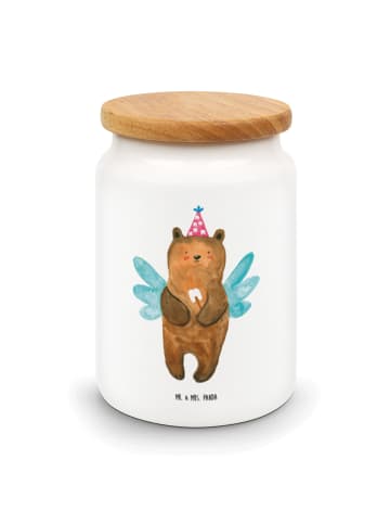 Mr. & Mrs. Panda behälter Bär Zahnfee ohne Spruch in Weiß