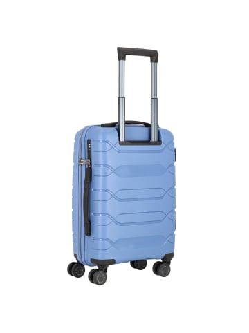 Polestream Strz by Asteroid 4 Rollen Kabinentrolley 55 cm in ice blue