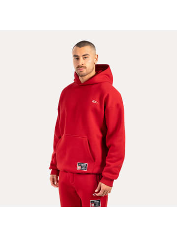 SMILODOX Hoodie Rayk in Bordeaux
