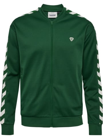 Hummel Trainingsjacke "Archive Regular Poly Zip Jacket" in Grün