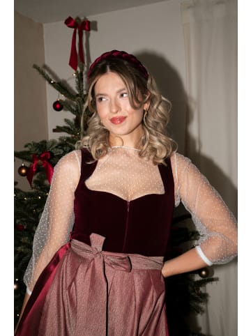 Edelnice Dirndlbluse Martha Weiß in weiß