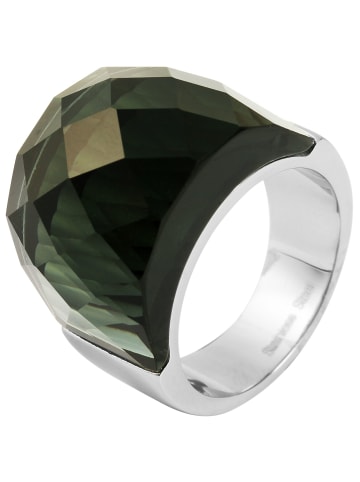 Adeliás Damen Ring aus Edelstahl in silber