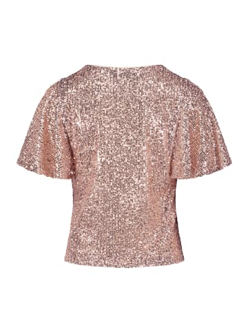Vera Mont Blusenshirt kurzarm in Cream/Gold