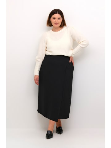 KAFFE curve Strickpullover KCamalia in Chalk