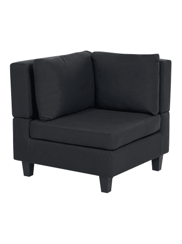 Beliani Sofaelement UNSTAD in Schwarz - (W) 76 x (H) 72 x (L) 76 cm