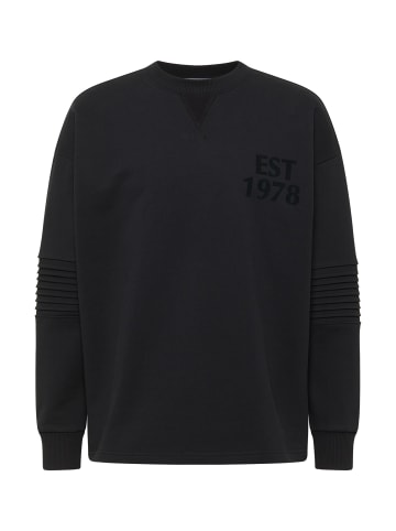 Carlo Colucci Sweatshirt Faustini in Schwarz
