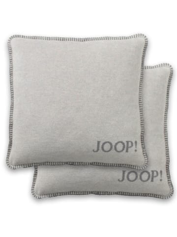 JOOP! Kissenhülle 2er Pack in Hellgrau