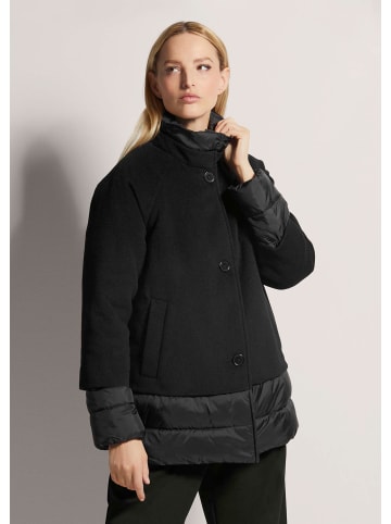 MADELEINE Jacke in Double-Layer-Optik in schwarz