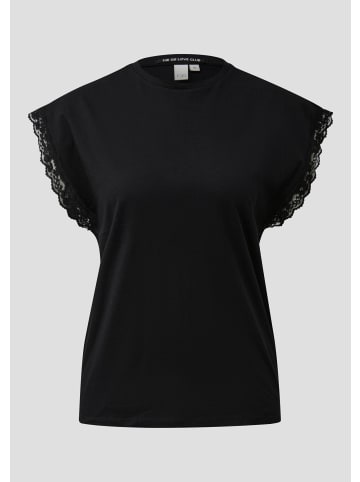 QS T-Shirt in 9999_schwarz